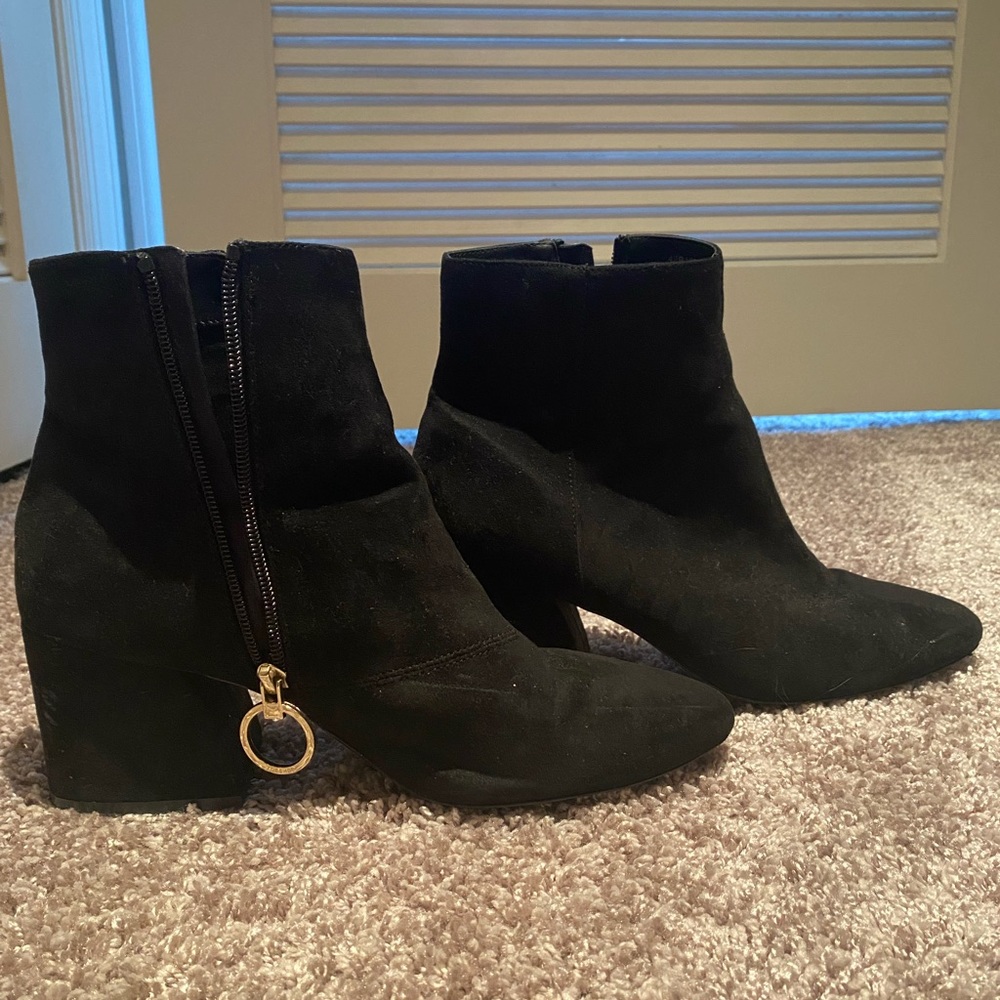 Black Suede Boots